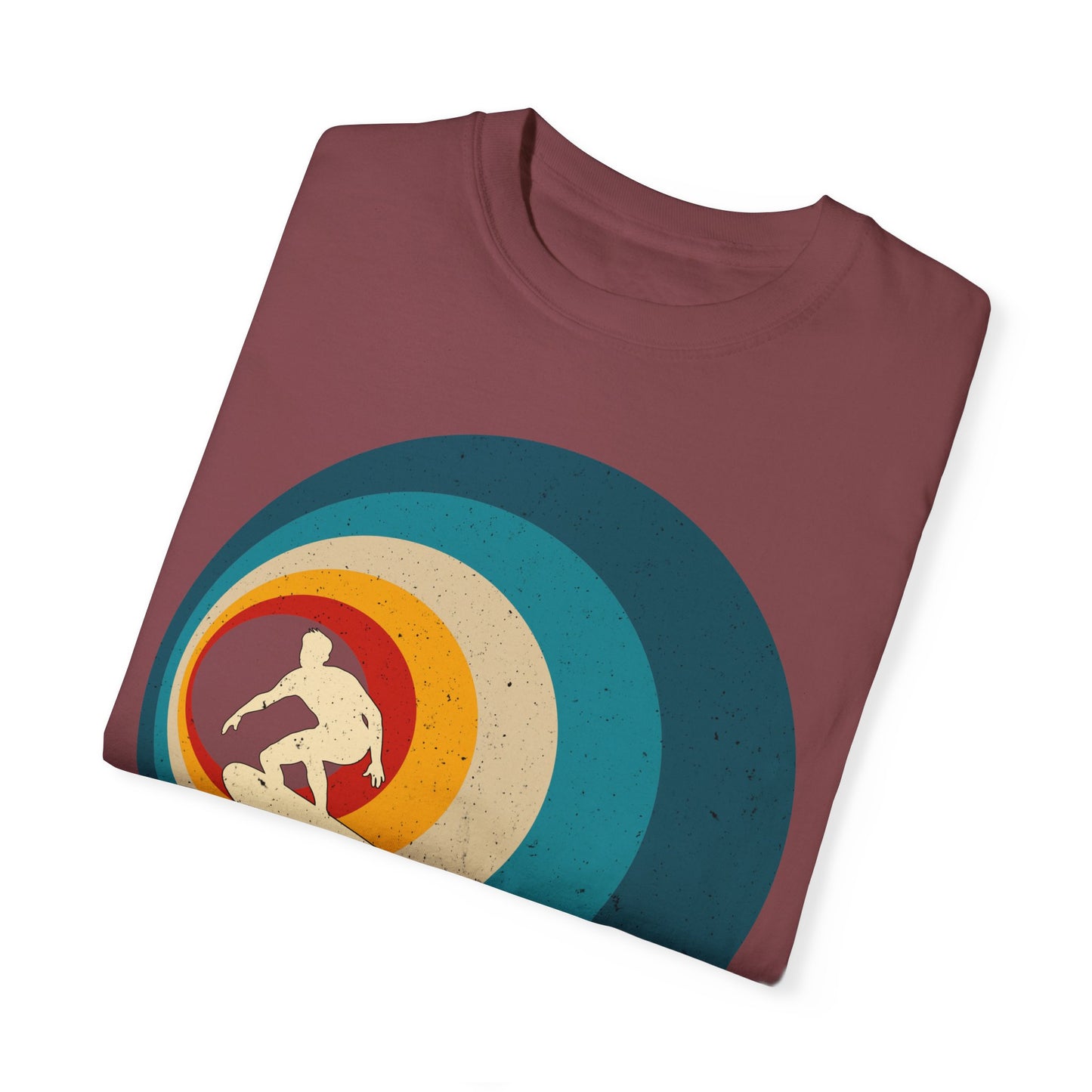 Surfer Vintage Wave Retro Surfing Surf Beach Retro Surf Vibe Unisex Garment-Dyed T-Shirt