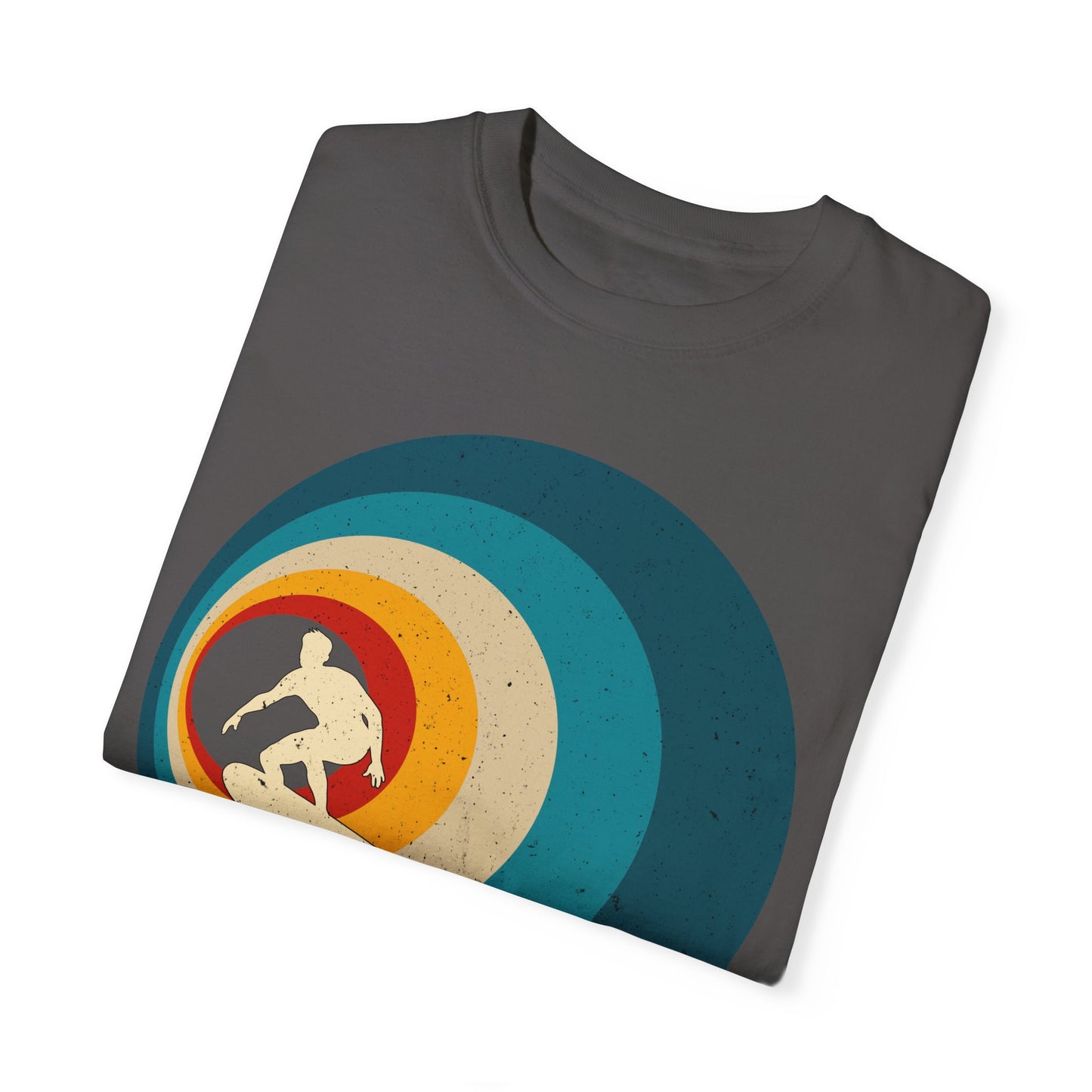 Surfer Vintage Wave Retro Surfing Surf Beach Retro Surf Vibe Unisex Garment-Dyed T-Shirt