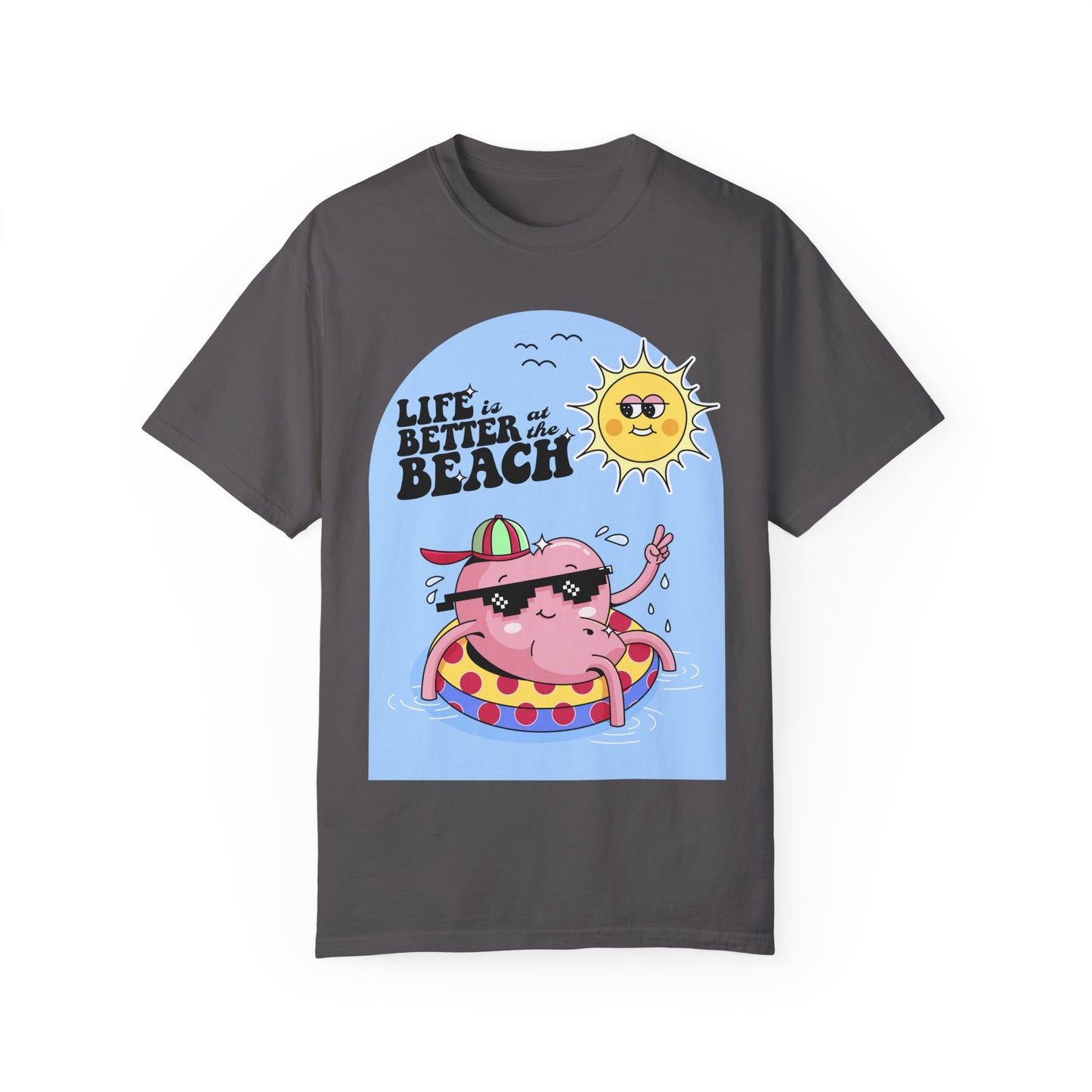 Life is Better at the Beach Retro Summer Vacation Sunshine Unisex T-Shirt - Perfect Summer Vibes
