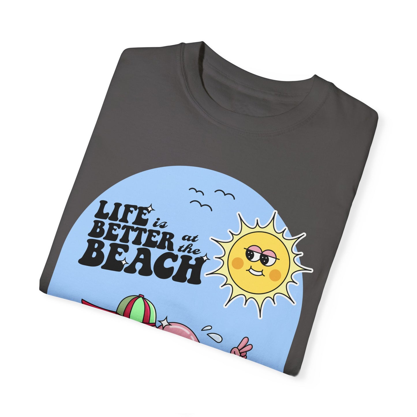 Life is Better at the Beach Retro Summer Vacation Sunshine Unisex T-Shirt - Perfect Summer Vibes