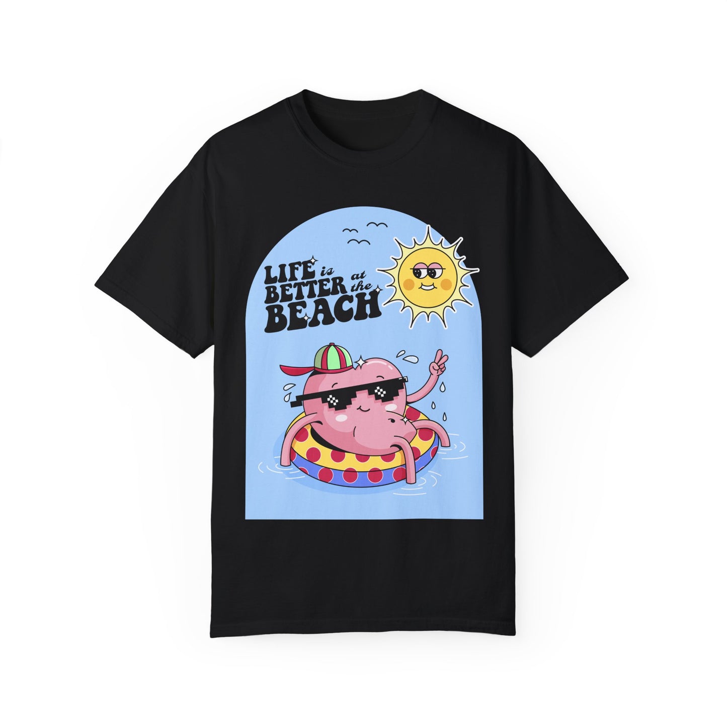 Life is Better at the Beach Retro Summer Vacation Sunshine Unisex T-Shirt - Perfect Summer Vibes