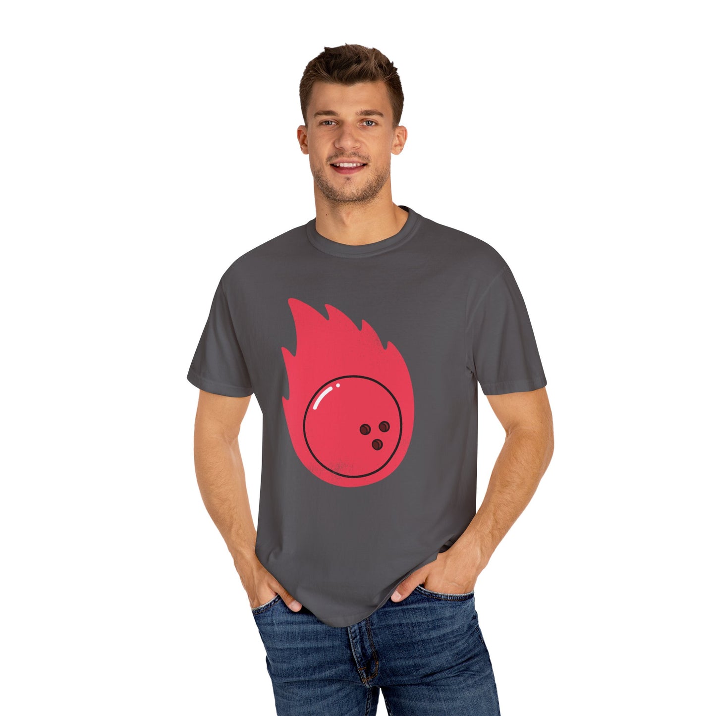 Fireball Bowling Unisex Garment-Dyed T-Shirt
