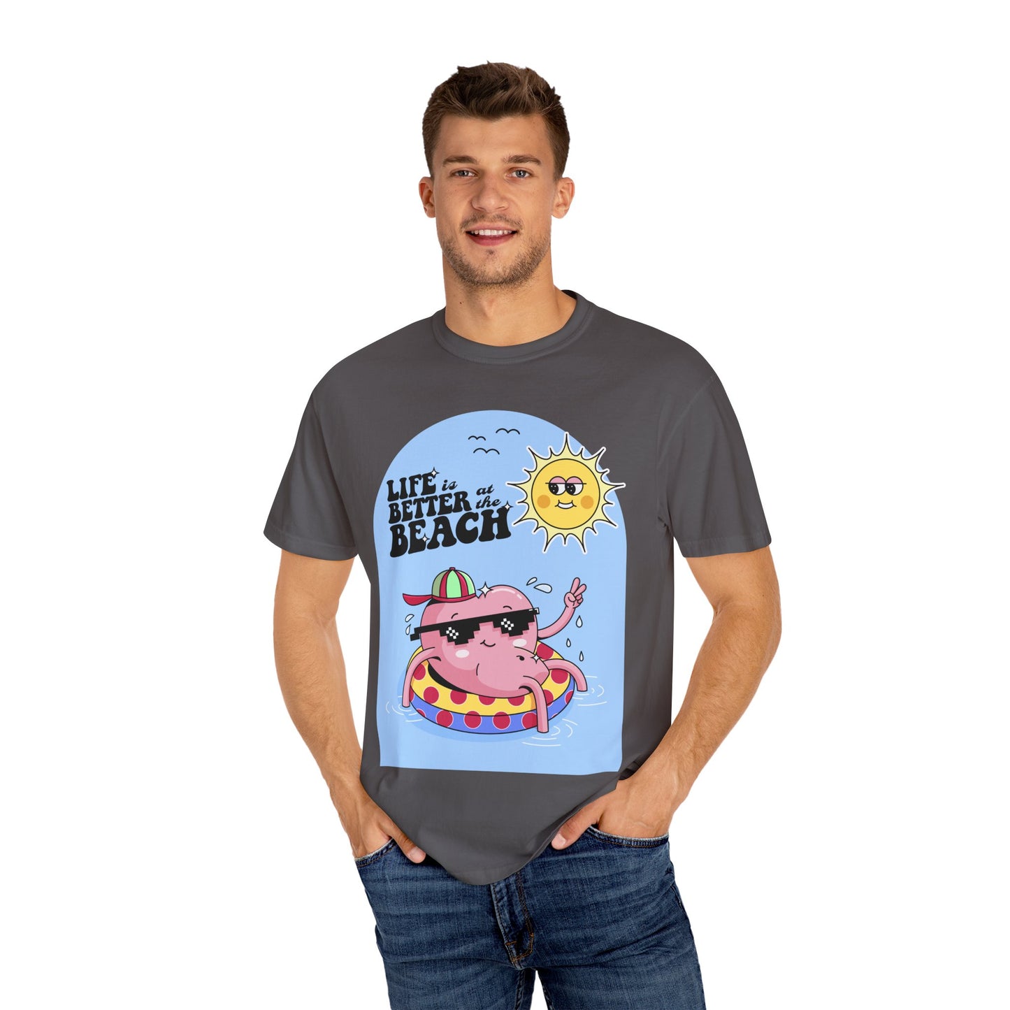Life is Better at the Beach Retro Summer Vacation Sunshine Unisex T-Shirt - Perfect Summer Vibes