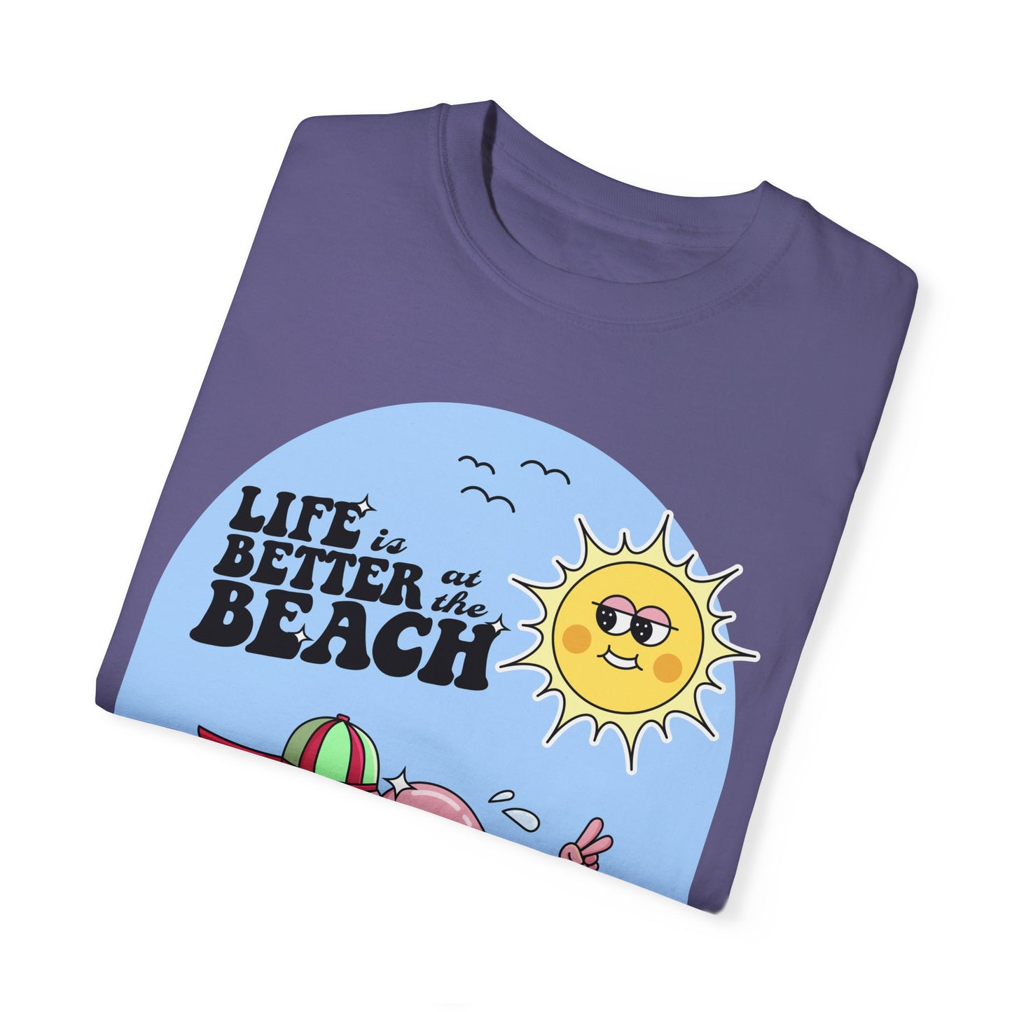 Life is Better at the Beach Retro Summer Vacation Sunshine Unisex T-Shirt - Perfect Summer Vibes