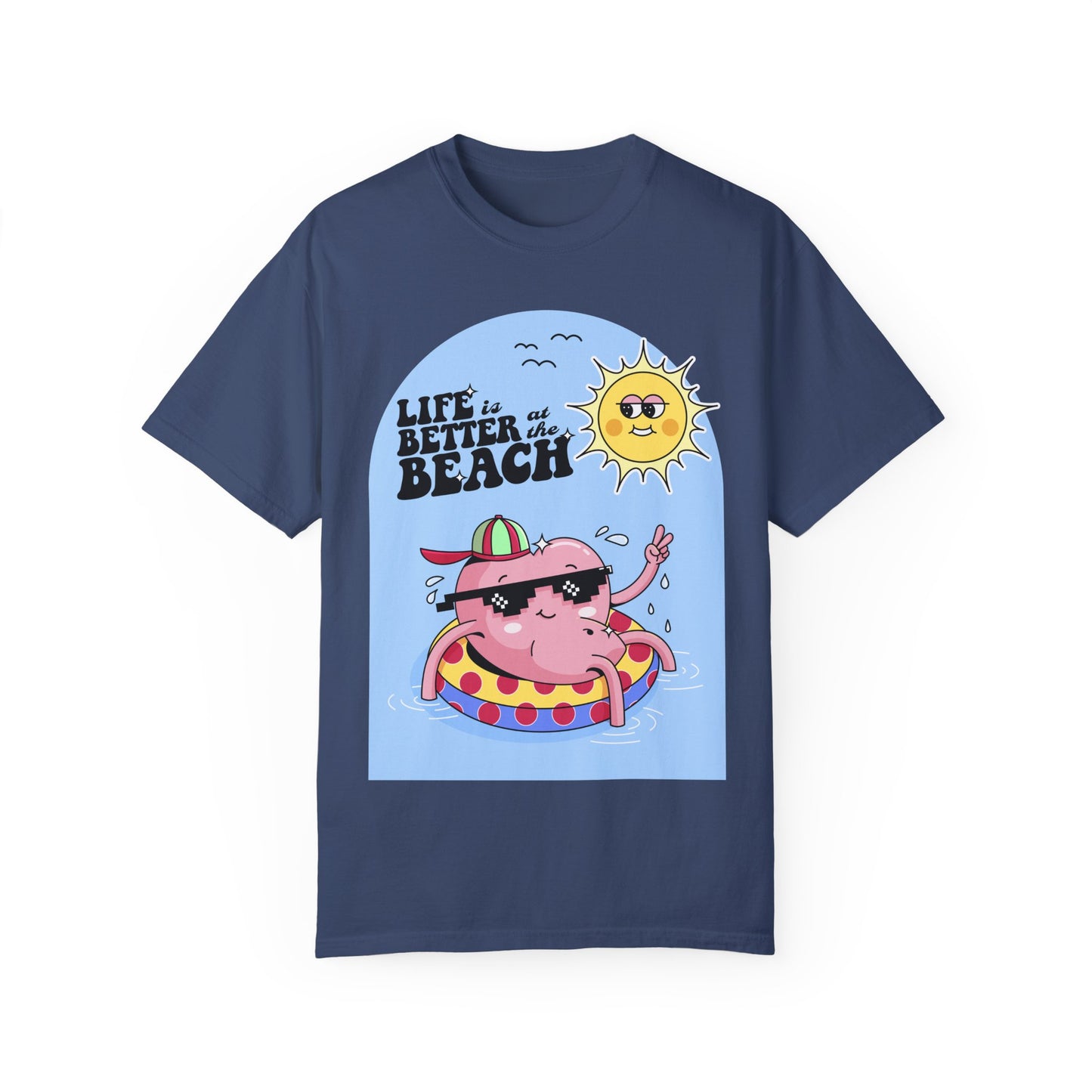 Life is Better at the Beach Retro Summer Vacation Sunshine Unisex T-Shirt - Perfect Summer Vibes