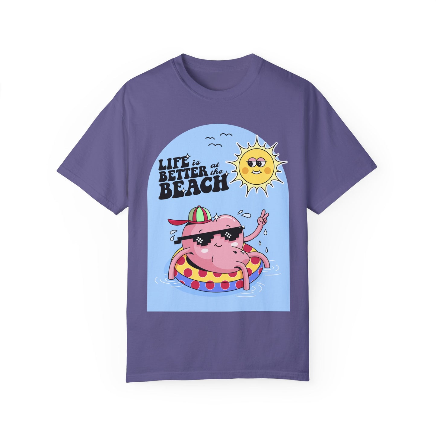 Life is Better at the Beach Retro Summer Vacation Sunshine Unisex T-Shirt - Perfect Summer Vibes