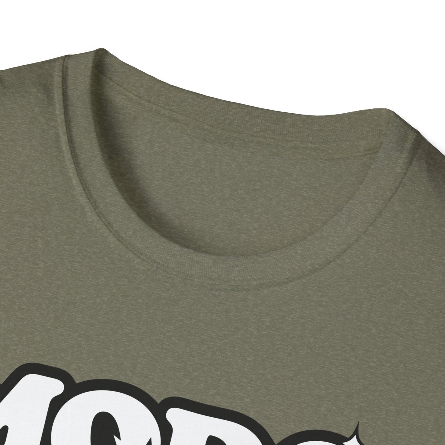 Funny Mode On Tee Featuring a Nice Lettering and a Crazy Bomb illustration Gifts Unisex Softstyle T-Shirt