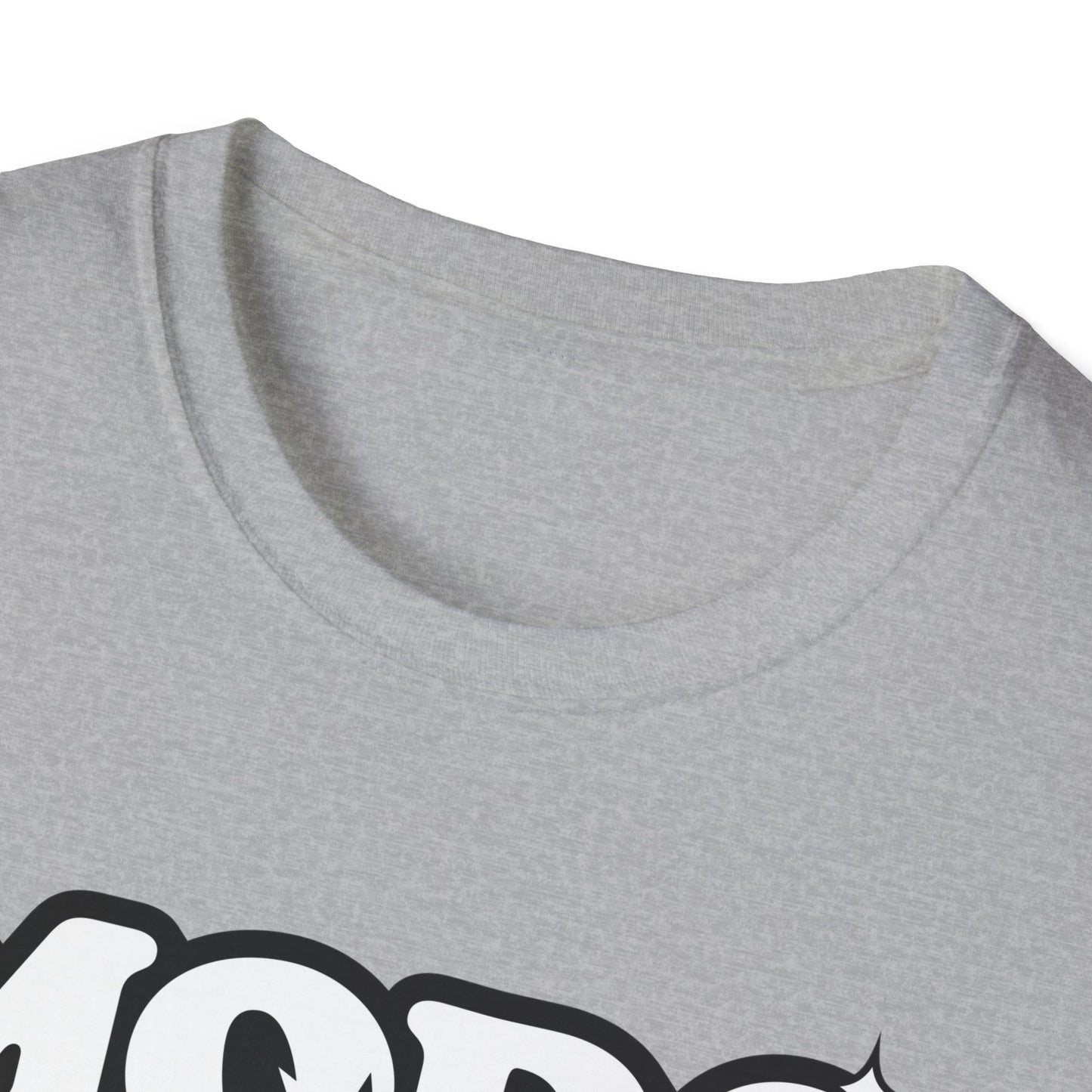 Funny Mode On Tee Featuring a Nice Lettering and a Crazy Bomb illustration Gifts Unisex Softstyle T-Shirt