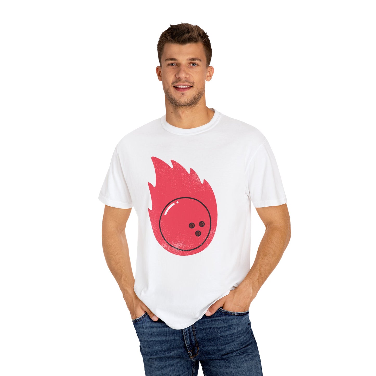 Fireball Bowling Unisex Garment-Dyed T-Shirt