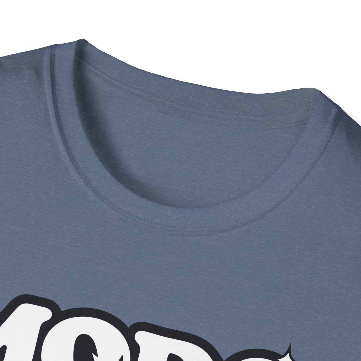 Funny Mode On Tee Featuring a Nice Lettering and a Crazy Bomb illustration Gifts Unisex Softstyle T-Shirt