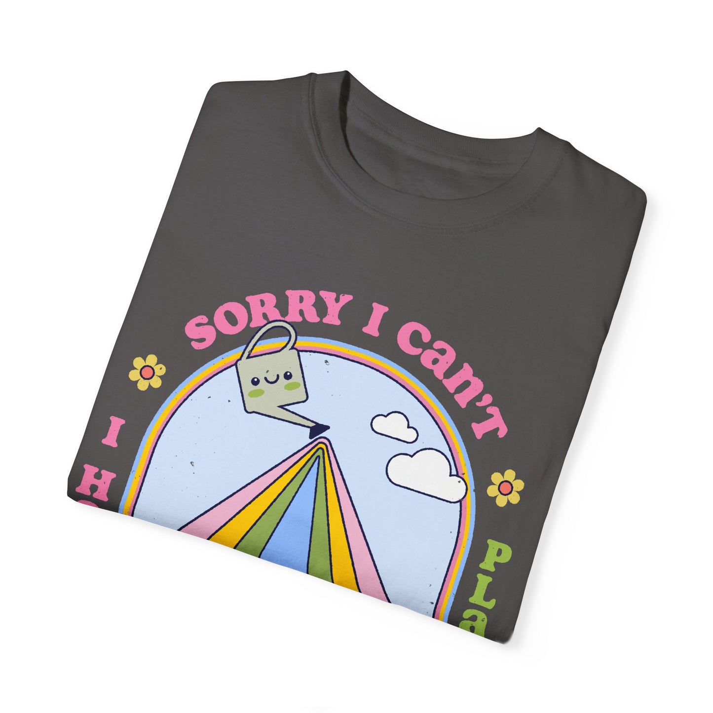 Funny Plant Lover T-Shirt - Sorry I Can't, I Have Plans for the Day, Sorry I Can't I Have Plants I Mean Plans for the Day Kawaii T-Shirt