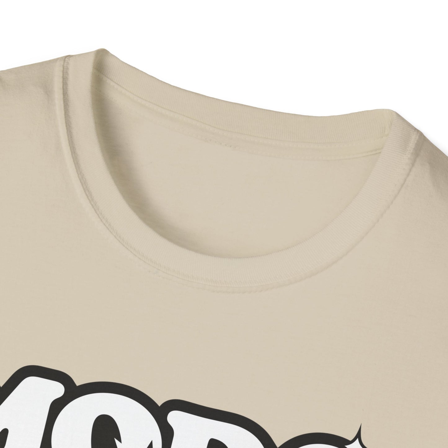 Funny Mode On Tee Featuring a Nice Lettering and a Crazy Bomb illustration Gifts Unisex Softstyle T-Shirt