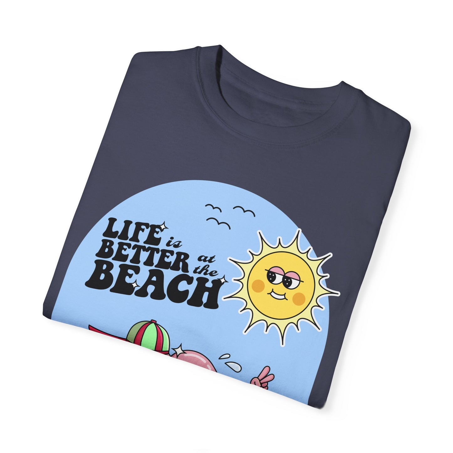 Life is Better at the Beach Retro Summer Vacation Sunshine Unisex T-Shirt - Perfect Summer Vibes