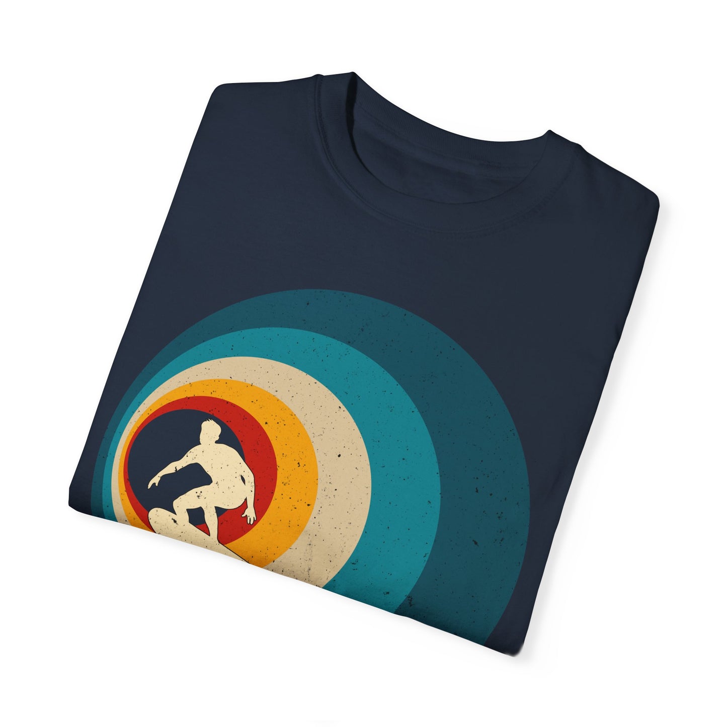 Surfer Vintage Wave Retro Surfing Surf Beach Retro Surf Vibe Unisex Garment-Dyed T-Shirt