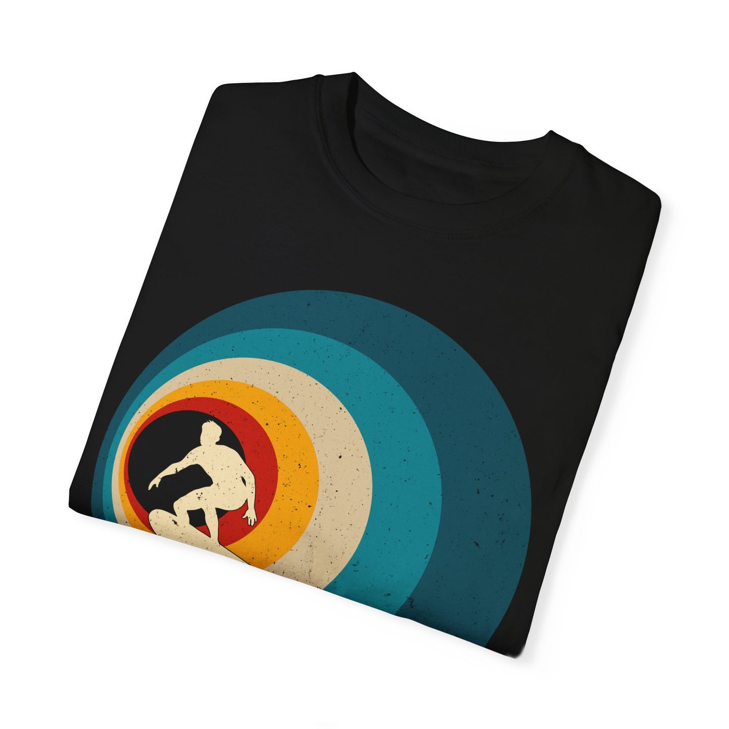 Surfer Vintage Wave Retro Surfing Surf Beach Retro Surf Vibe Unisex Garment-Dyed T-Shirt