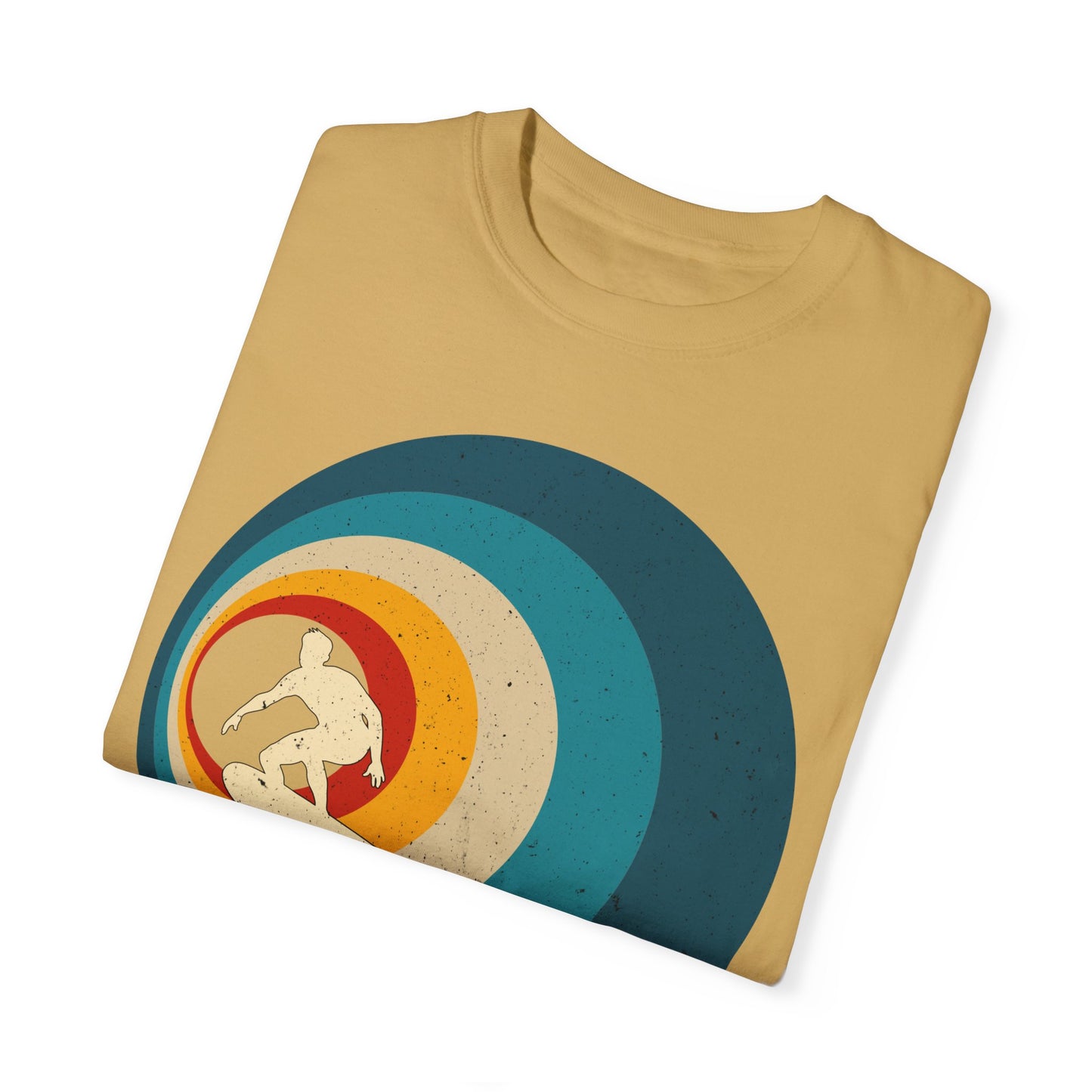 Surfer Vintage Wave Retro Surfing Surf Beach Retro Surf Vibe Unisex Garment-Dyed T-Shirt